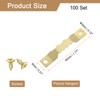 sourcing map 100Pcs Picture Hangers, Picture Frame Hook, Frame Backing