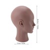 Female Bald Head Mannequin PVC Soft Rubber Human Skin Texture