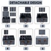 Felt Plate Storage Box Caravan Plate Holder with Cup Holder