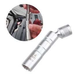 TSUGAMI Magnetic Spark Plug Socket, 14mm Thin Walled Swivel Socket Removal Tool, 3.8 Inch Universal Standard Spark Plug Socket Set with Magnetic Design, Car Accessories for Most Vehicles (0.55")