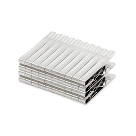 PINCINOX 20 Piece French Unique One-Piece Stainless Steel Construction Pinch Clothespins