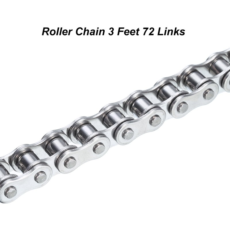 sourcing map #41/ DIN/ISO 085 Roller Chain 3 Feet 1/2"