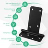 Wmebee 5“ Gate Hinges,260 Lbs Capacity, Matte Black Hinges,6 Pack