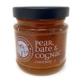 SNOWDONIA CHEESE COMPANY Pear, Date & Cognac Chutney, 4 OZ
