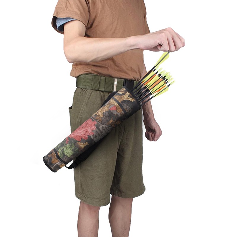 Fiita Lightweight Archery Back Arrow Quiver Foldable Compact Back Quiver