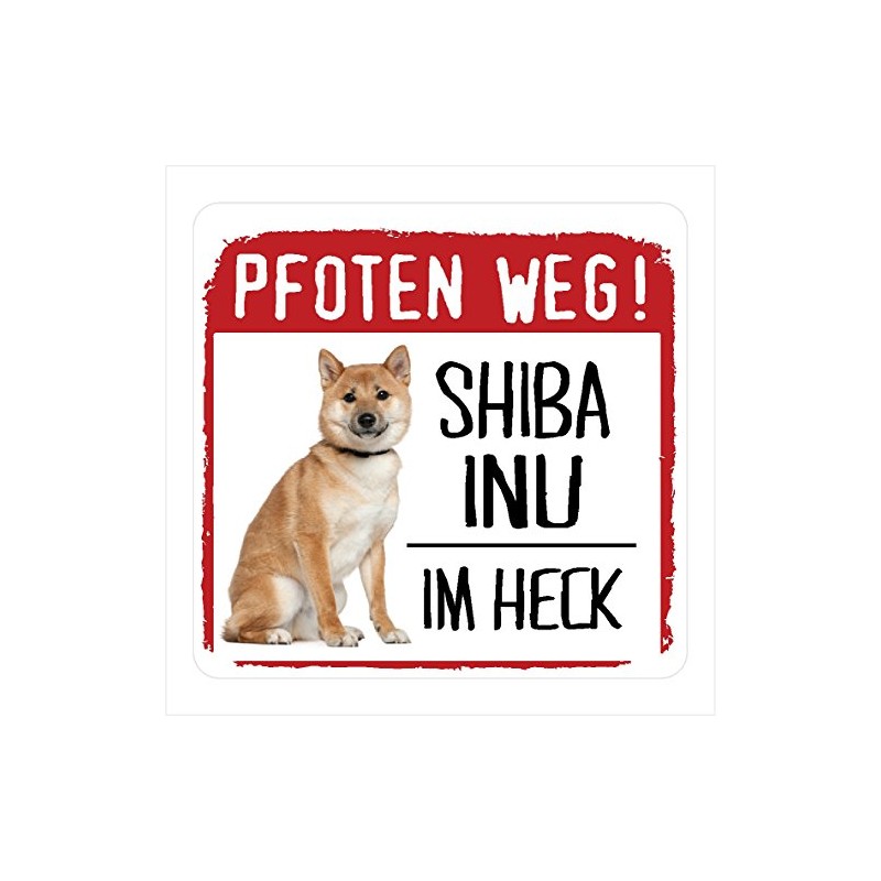 siviwonder Shiba Inu Paws Way Small Car Sticker Dog Sticker