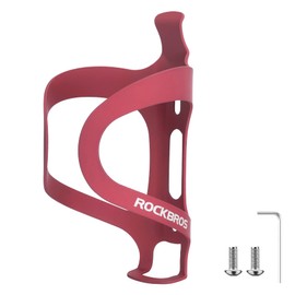 ROCKBROS Bike Water Bottle Holder, Aluminum Alloy Lightweight Drinking Bottle Cage, Universal Cycling Bottle Holder for MTB Road Bike