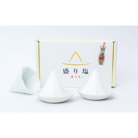 Moa Feteli Salt Dedicated Type Set, Made in Japan, Unroasted, Octagonal Salt Dish, Set of 2