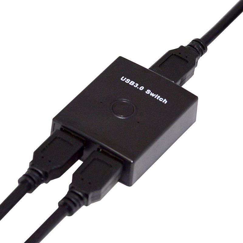 Cablecc KVM USB 3.0 Bidireccional Switch Selector 2 a 1