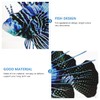 TOPPERFUN Iron ​​animal Wall Hanging, 10.22x7.86in Tropical Decoration, Summer Marine
