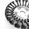 6/8" Weed Brush Steel Wire Trimmer Wheel Garden Lawnmower Head