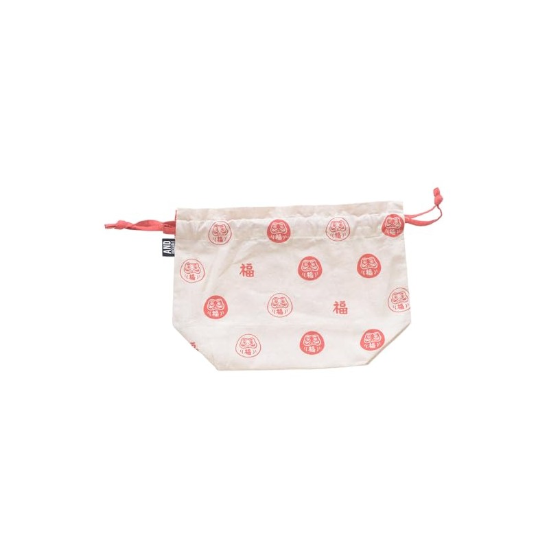 & Packable 75724 Lunch Drawstring Bag, Lunch Bag, Approx. 11.0