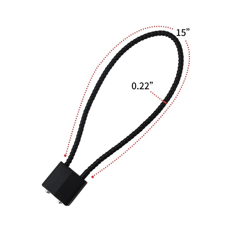 Lockforall Cable Gun Locks with Keys - Keyed Different 15"