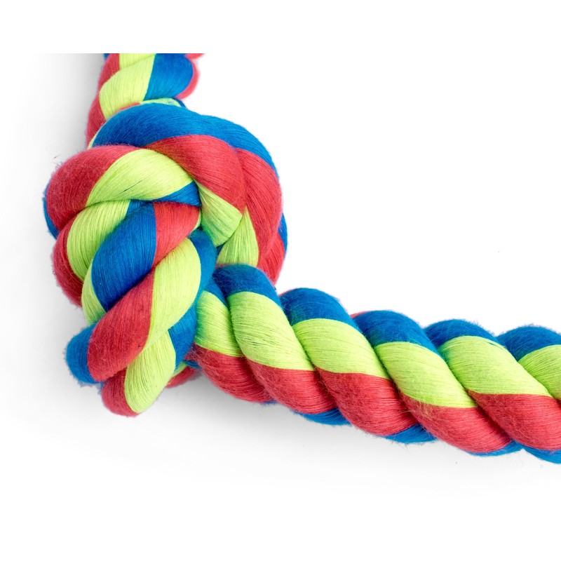 Petface Toyz Triple Knot Rope Dog Toy, Small