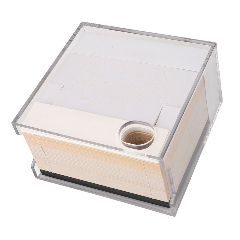 3D Mosque Notepad LED Lights 3D Tear Away Paper Sculpture