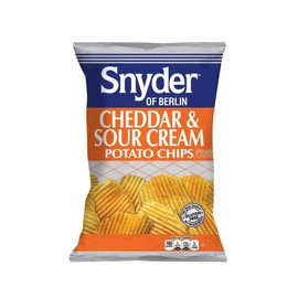 Snyders Cheddar n Sour Cream Chips 3-7.75 oz Bags