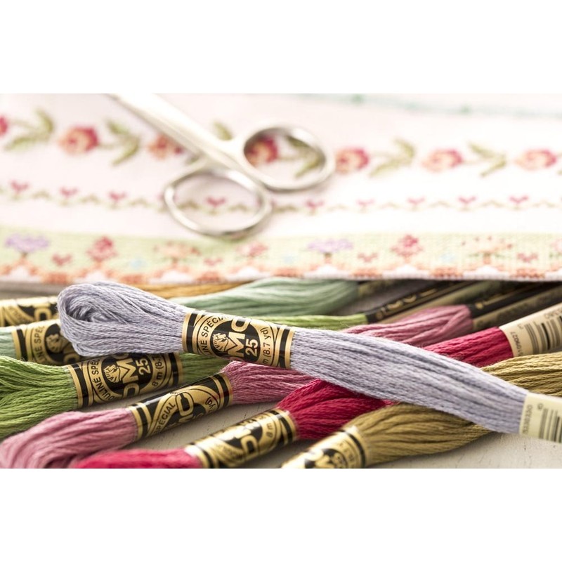 DMC 117-333 Mouline Stranded Cotton Six Strand Embroidery Floss Thread,