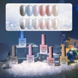 Very Good Nail Berry Good Nail Most Wonderful 6 Piece Set Syrup Glitter Gel / 베리굿네일 모스트원더풀 6종 세트 시럽글리터젤