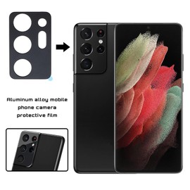 EMSea 2PCS Camera Lens Protector Ring Cover Compatible with Galaxy Note 20 Ultra Scratch-Resistant Fingerprint-Free Ultra-Thin Rear-Facing Camera Screen Protector Black