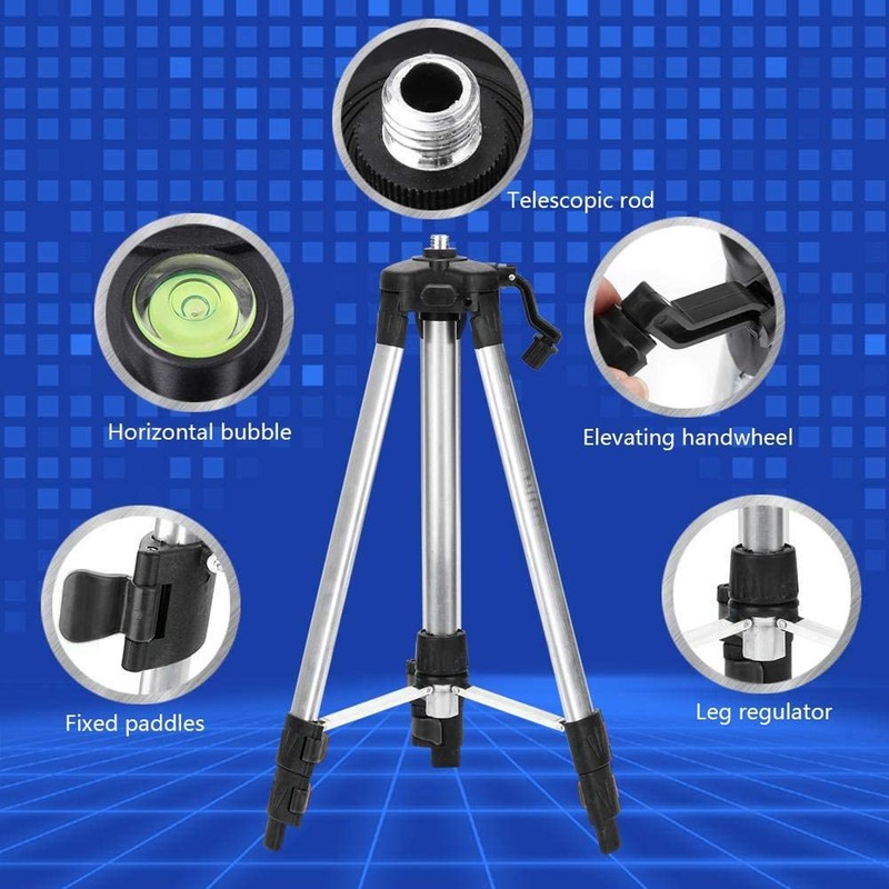 Tripod Level Stand Automatic Self Leveling Holder 4 Section Adjustable
