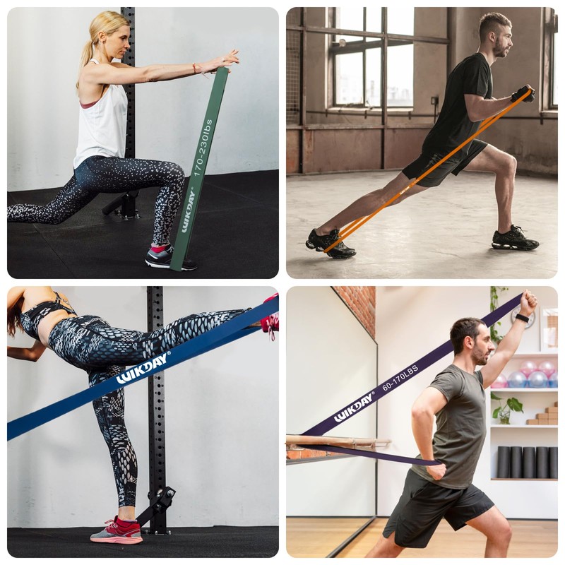 WIKDAY Resistance Bands for Working Out, Exercise Bands, Workout Bands,