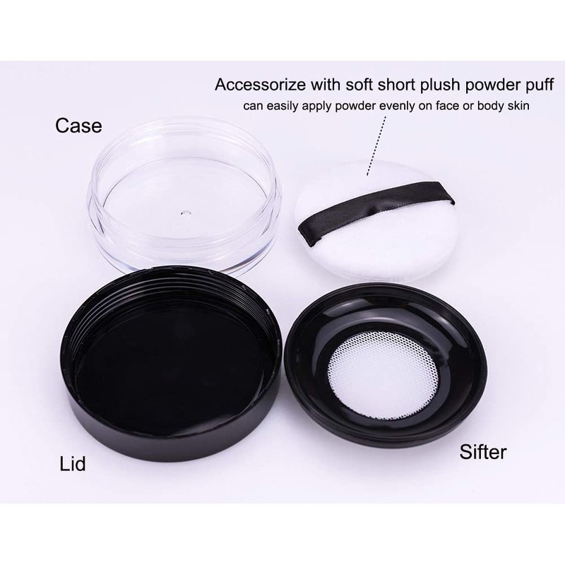 AKOAK Capacity 10 ml(0.33 oz) No Leaks Empty Reusable Plastic