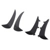 1 Pair Rear Bumper Spoiler Air Vent Cover Left Right