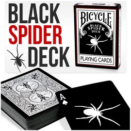 Magic Makers Black Spider Deck Bicycle Cards