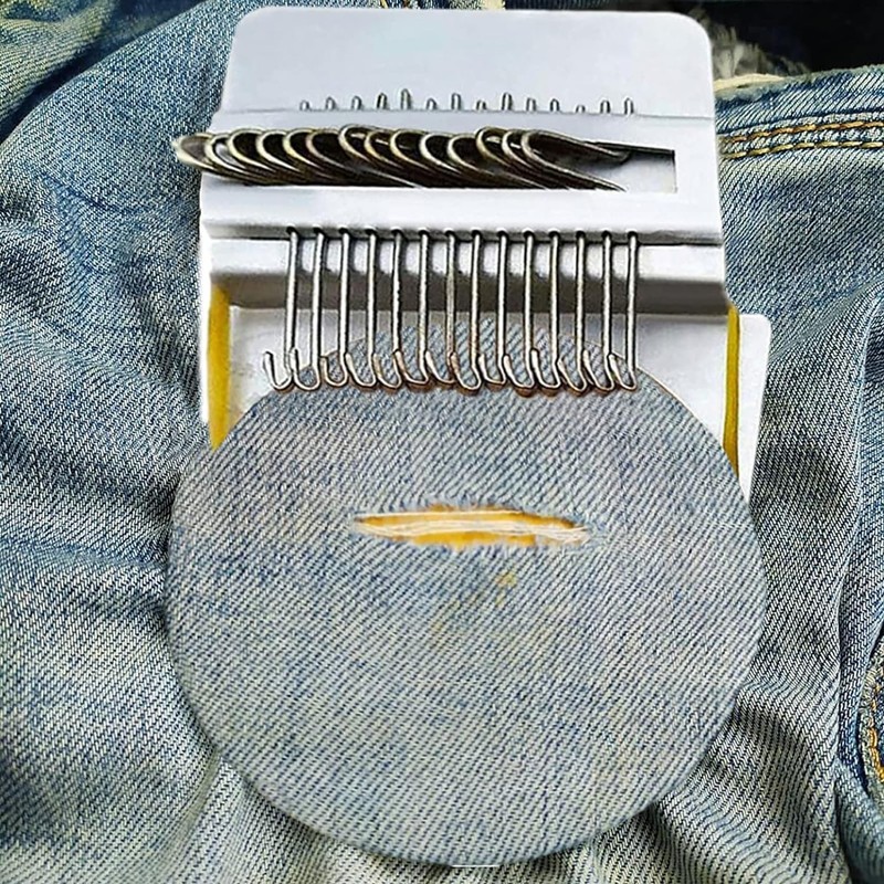 DGYJJZ Darning Loom Speedweve Type Weave Tool, 14 Hooks Convenient