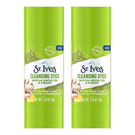 St. Ives Detox Me Daily Cleansing Stick, Matcha Green Tea & Ginger 1.6 Ounce (Pack of 2)