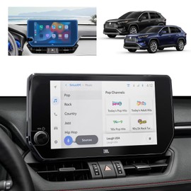 BSTW for 2025 Toyota RAV4 Screen Protector for 2023-2025 RAV4 Limited/TRD Off-Road RAV4 Prime XSE 10.5" Touchscreen for 2025 RAV4 Hybrid Accessories Anti Glare Tempered Glass Film (RAV4 10.5-In Matte)