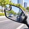 Motorcycle Blind Spot Mirror for Rearview Visibility – 360° Adjustable