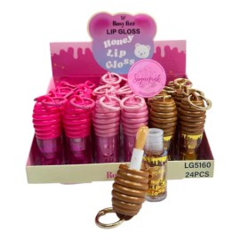 Lip Oil Kawai Panal Llavero Colgante Mayoreo 24 Pz
