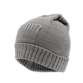 The Vintage Year Sports Knit Radar Cuff Beanie Skull Cap Winter (Pocket Charcoal Gray)