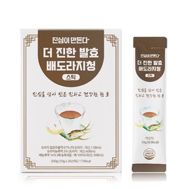 Made by Jinsim, Richer Fermented Pear Dorajicheong Sticks, 20 packs / 진심이만든다 더 진한 발효 배도라지청 스틱 20포