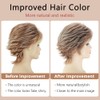 TISHINING Pelucas Cortas De Corte Pixie Rubio Mixto Para Mujeres