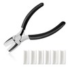 Nylon Jaw Pliers for Jewelry Making with 6 Replaceable Pliers