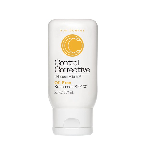 CONTROL CORRECTIVE Oil-Free Sunscreen Spf 30, 2.5 Oz - Non-Comedogenic, Lightweight Spf, All Skin Types, Award Winning Sunscreen, Fragrance Free, Lightweight, Won’t Clog Pores, Effective