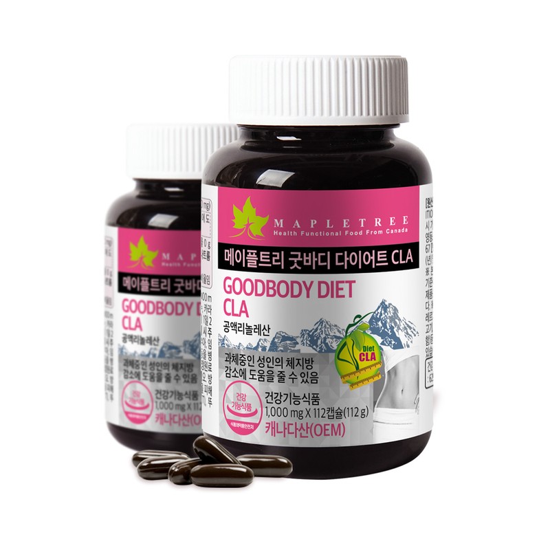 Maple Tree Good Body Diet CLA 1,000mg 112 Capsules /