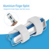 4-sided Finger Splint, Finger Support Brace Finger Stabilizer with Adjustable