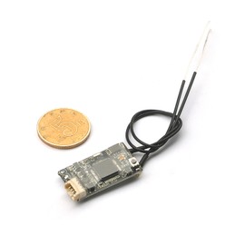 Small FX400R FrskyD16 compatible receiver integrated S.port Two way return telemetry function