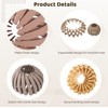 6 piezas de pinzas mágicas para el cabello con forma