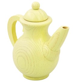 Seiffener Volkskunst Incense Smoker Figurine | Incense Can Coffee Pot | Ore Mountains Folk Art | Height 12 cm | Lemon