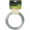 Tildenet 15377195 30m/ 2mm Galvanised Wire Coil, Silver