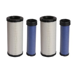 Riyhch R1401-42270 R2401-42280 Air Filter Kit, 2 Set of Air Filters Fit for John Deere, for Bobcat, for Kubota, Air Filter Replace RE68048 RE68049