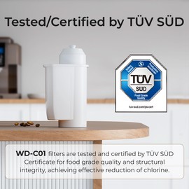 Waterdrop Replacement Water Filter for Siemens® EQ6, EQ9 S700, EQ500, TZ70003 TZ70033, Brita® Intenza 575491, Bosch® TCZ7003, TCZ7033, 12008246, 467873 Not For Brita® Intenza+(4)