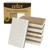 CELOX 6 Pack Coconut Fiber Biodegradable Sponges, Non Scratch Kitchen