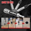 ANGELSWORD Countersink Drill Bit Set with Flip Drive for Wood,