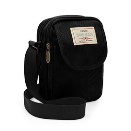 WisePoint Crossbody Phone Purse, Nylon Small Phone Purse Cell Phone Purse with Adjustable Strap, Smartphone Crossbody Bag (black)