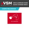 VSM 25-Pack - 2 inch 80 Grit (Medium) - Aluminum